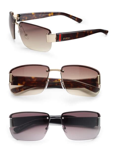 gucci rimless sunglasses men.